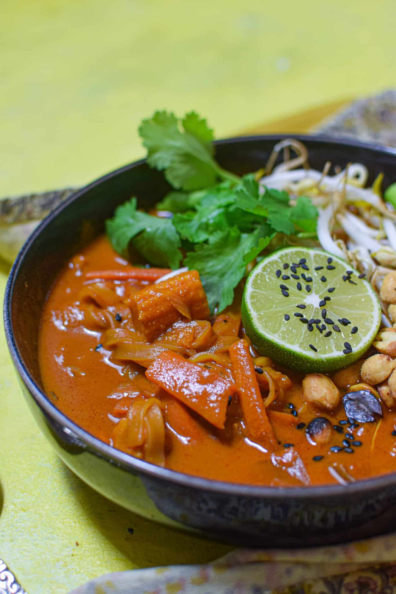 Spicy thaisuppe med peanutbutter