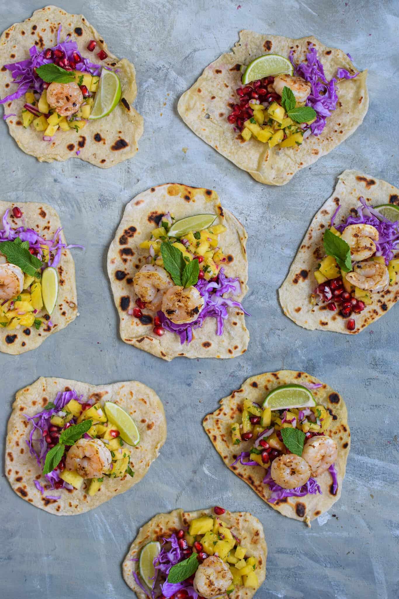 Tacos ananassalsa