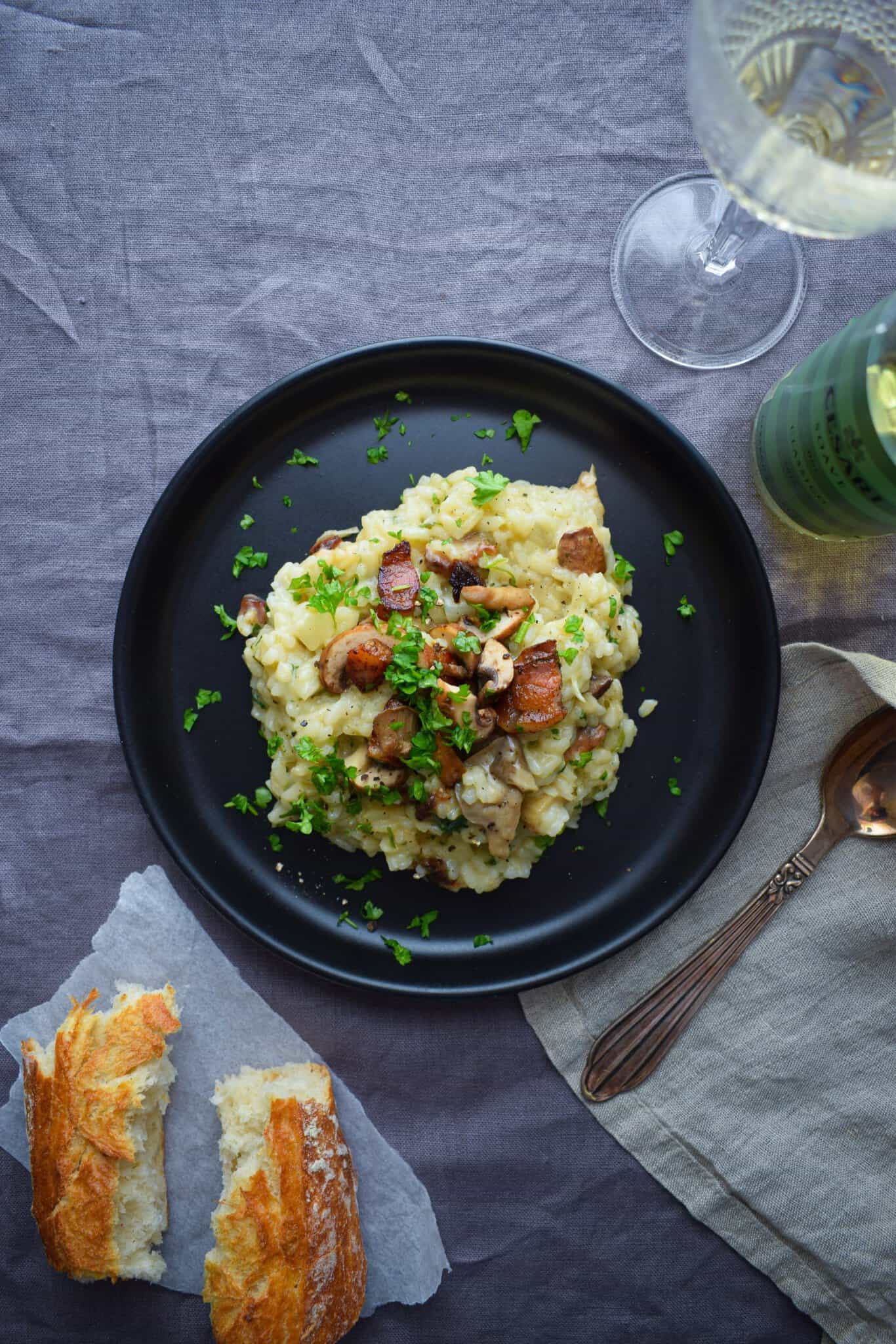 Risotto med svampe