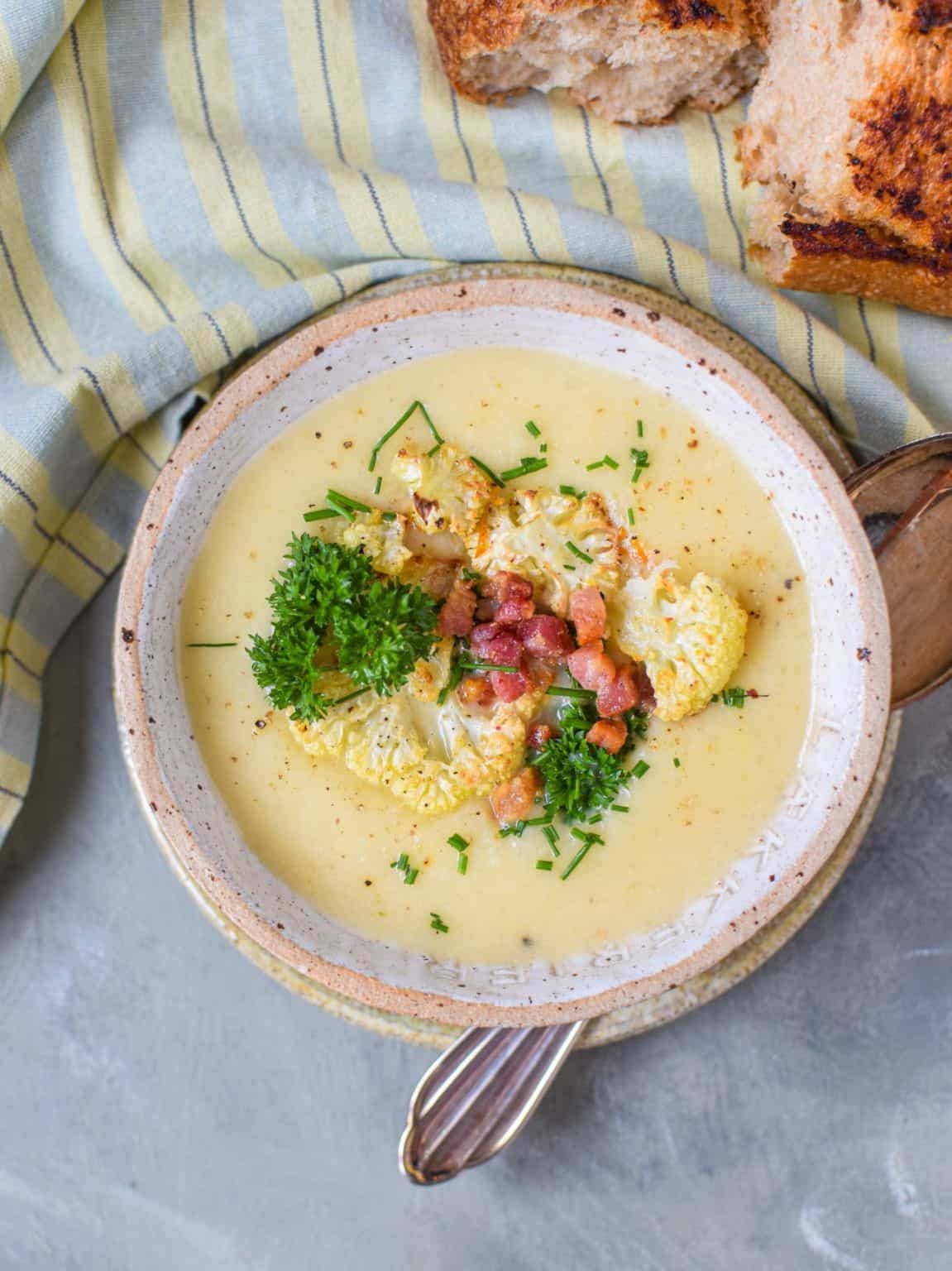 Opskrift På Nem Og Cremet Blomkålssuppe