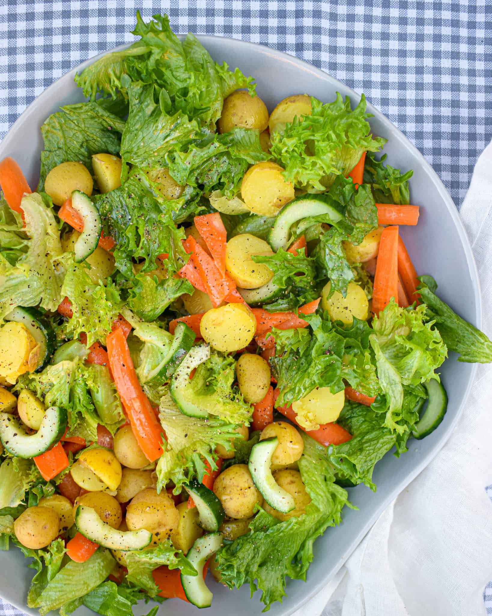 Nem kartoffelsalat med vinaigrette dressing - Emma Olsen