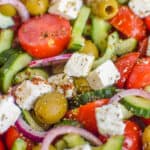 Græsk salat med feta