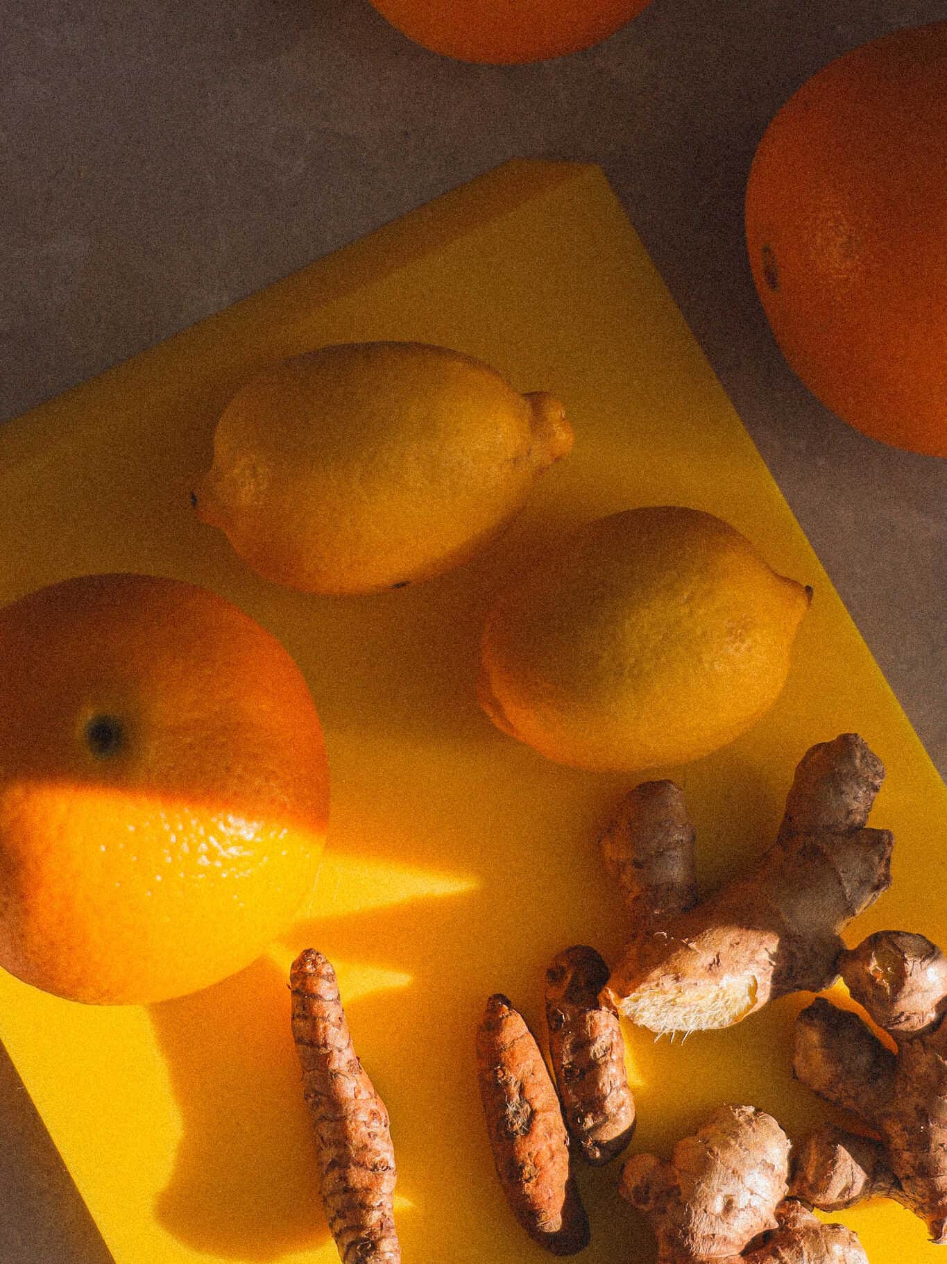 Ingefærshots med appelsin