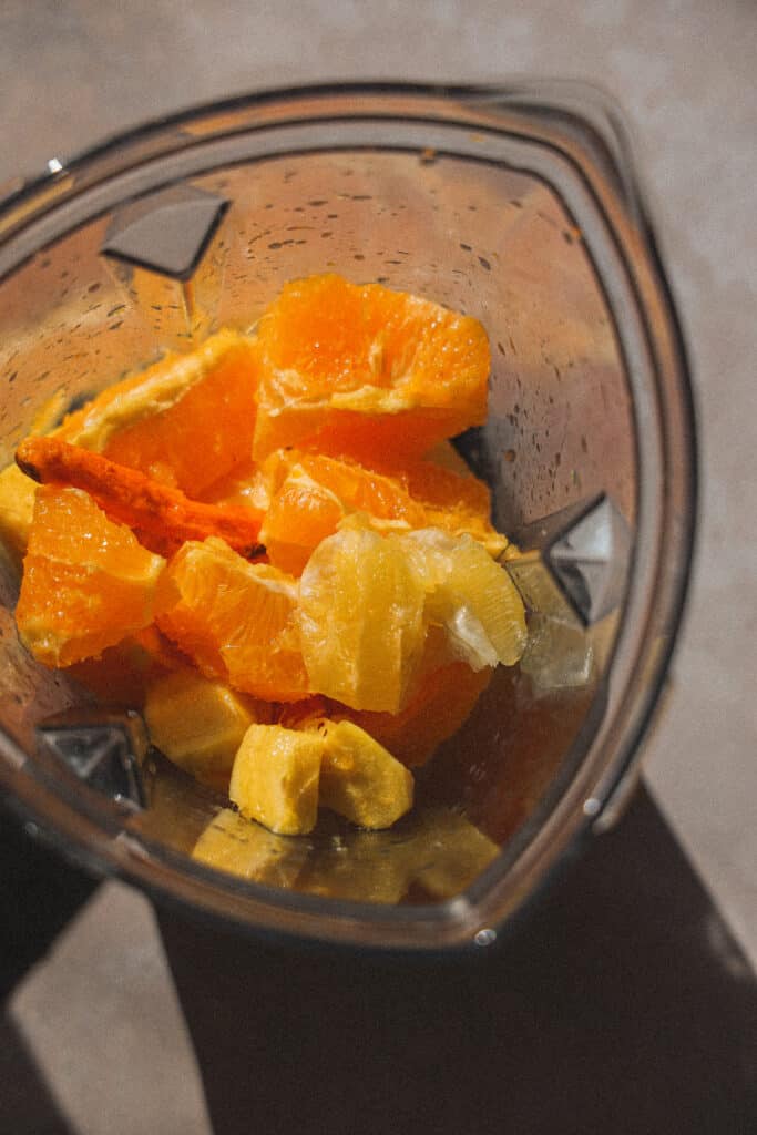 Ingefærshots med appelsin
