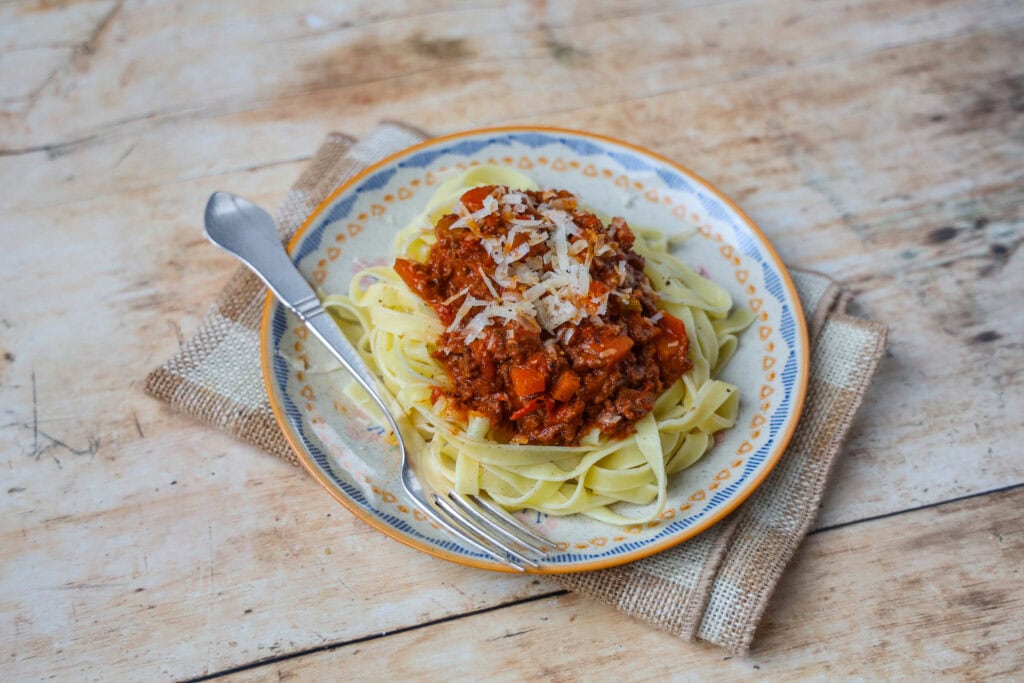 Original italiensk spaghetti bolognese