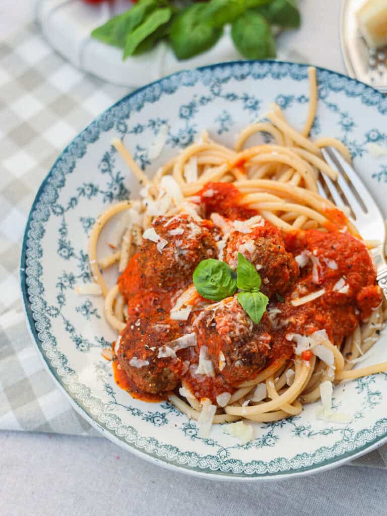 Pasta med kødboller 3