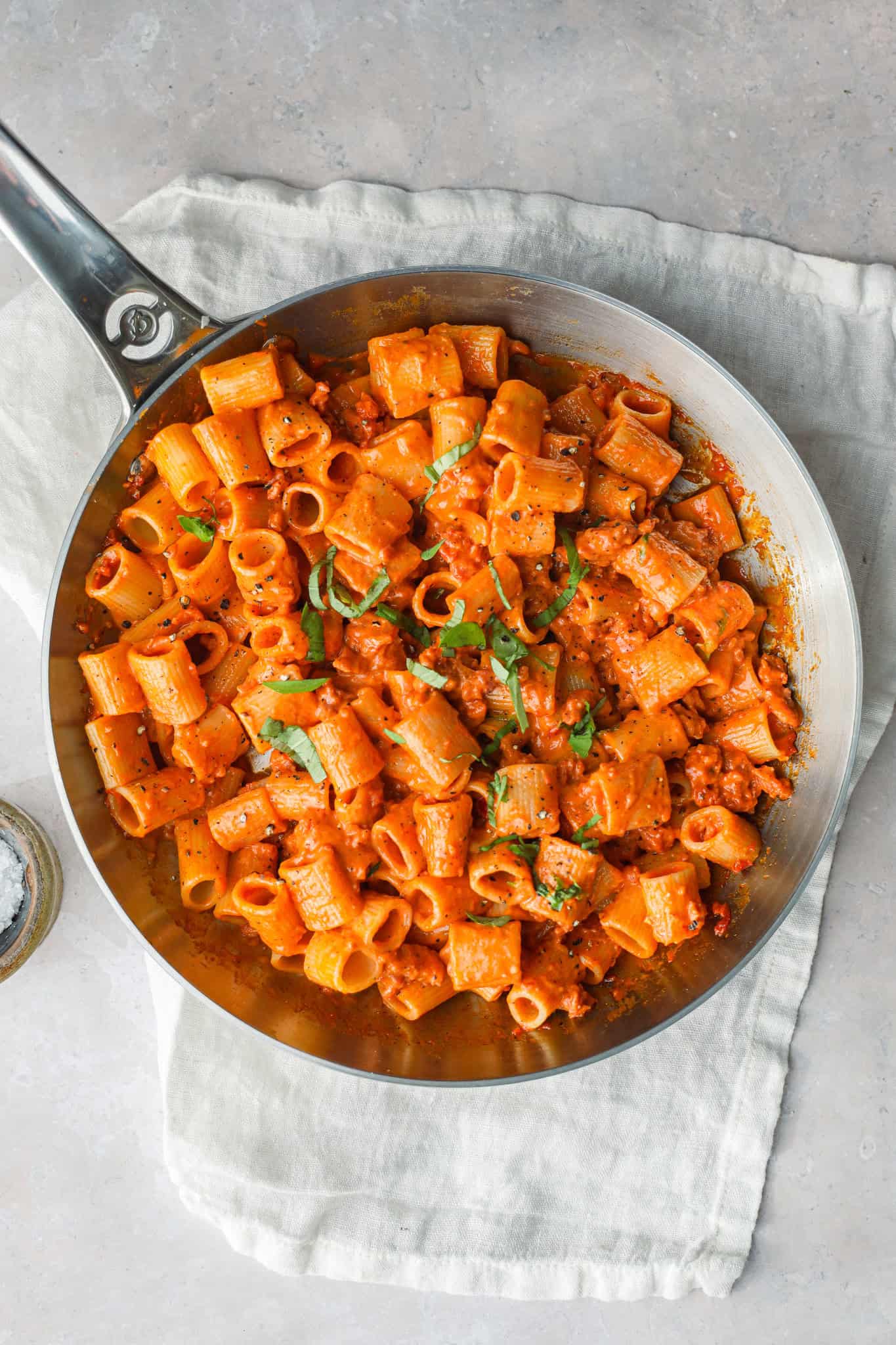 pasta med salsiccia