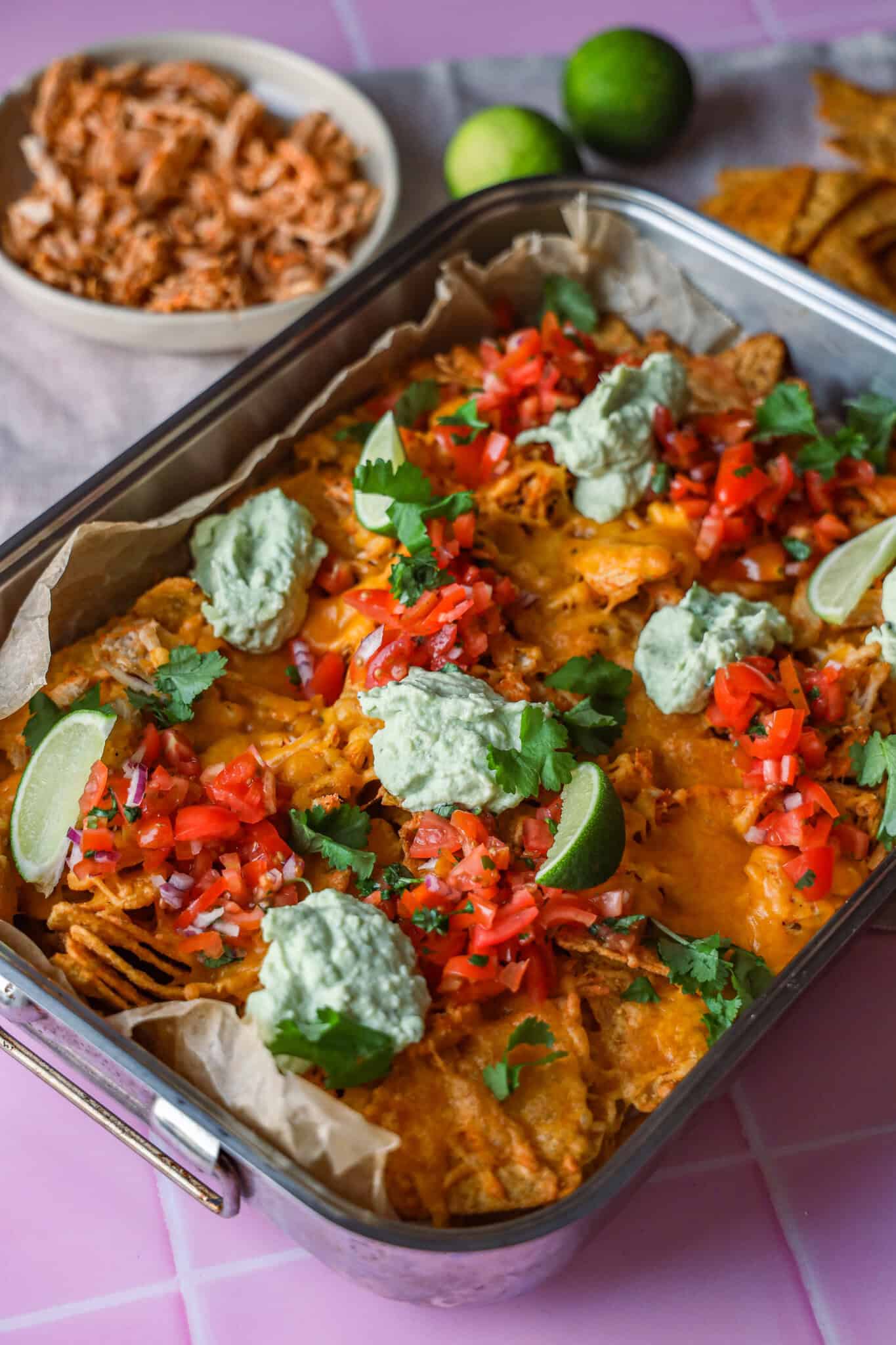 Nachos med kylling
