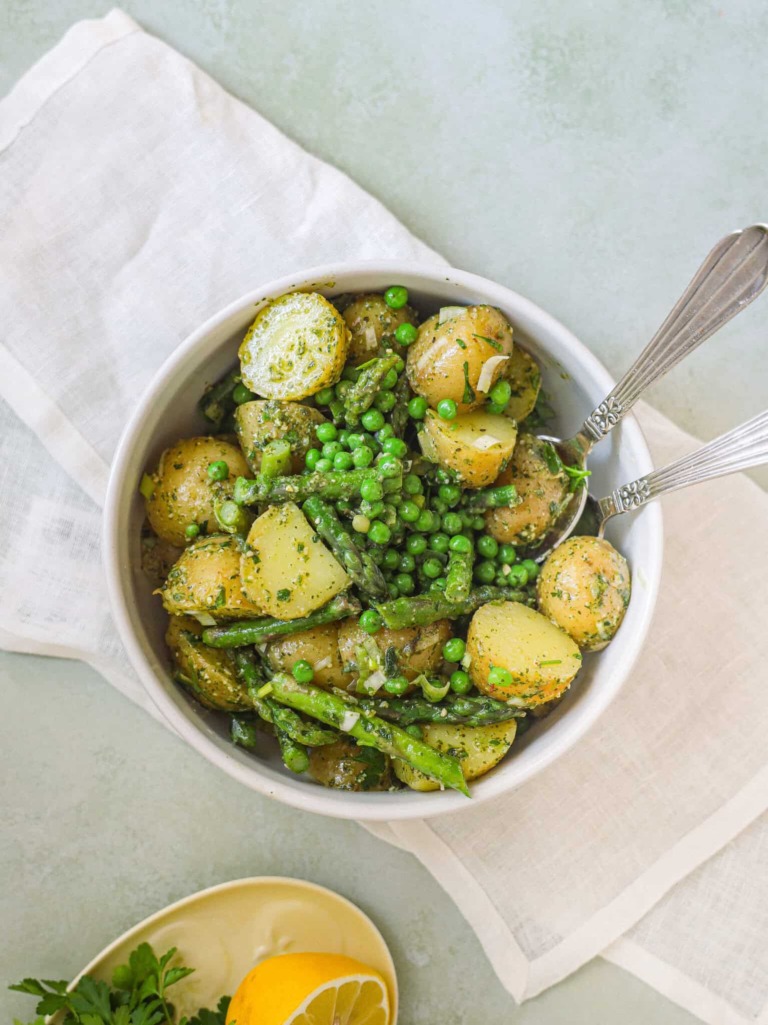 Kartoffelsalat med pesto