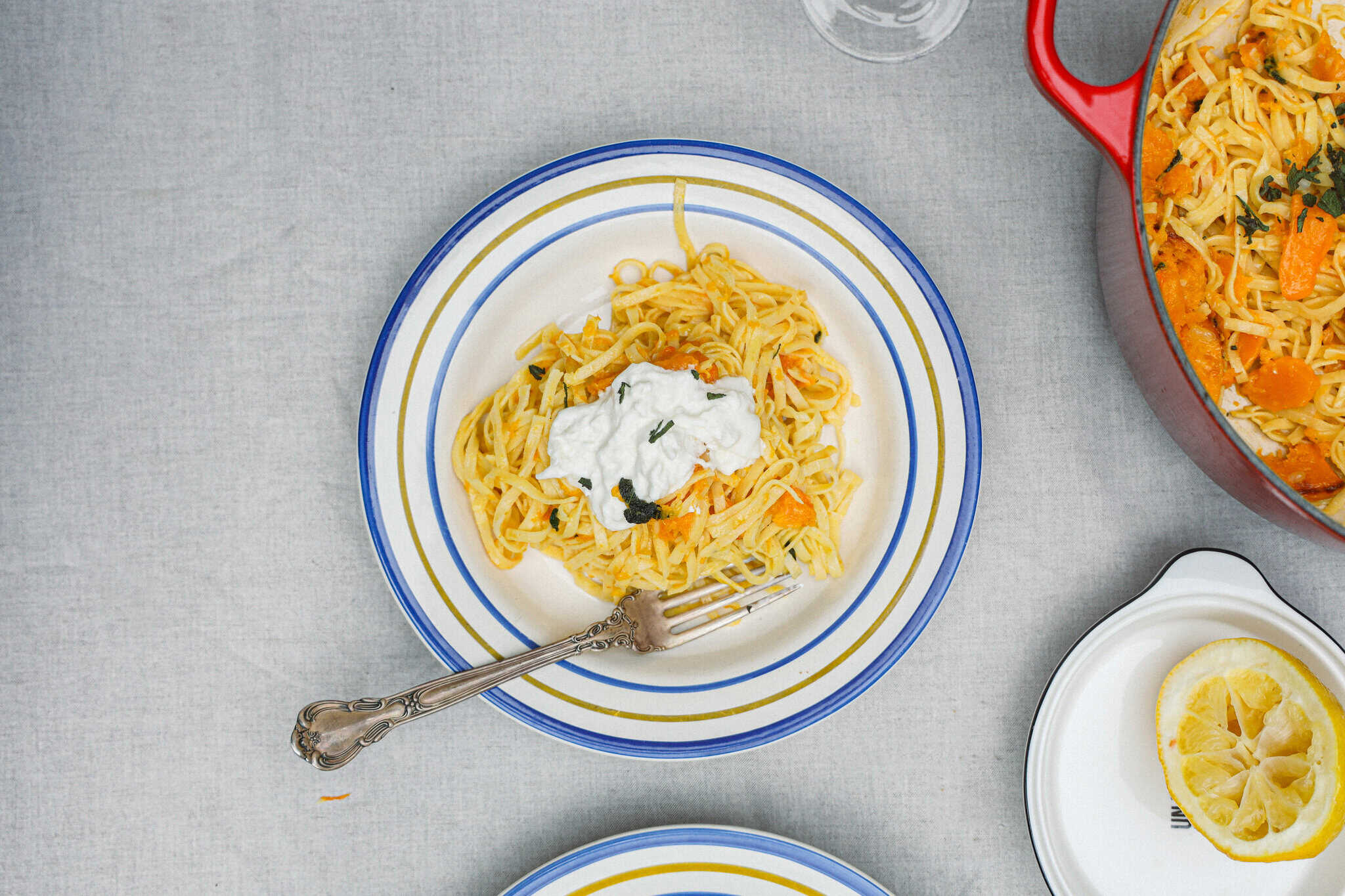 Butternut squash pasta