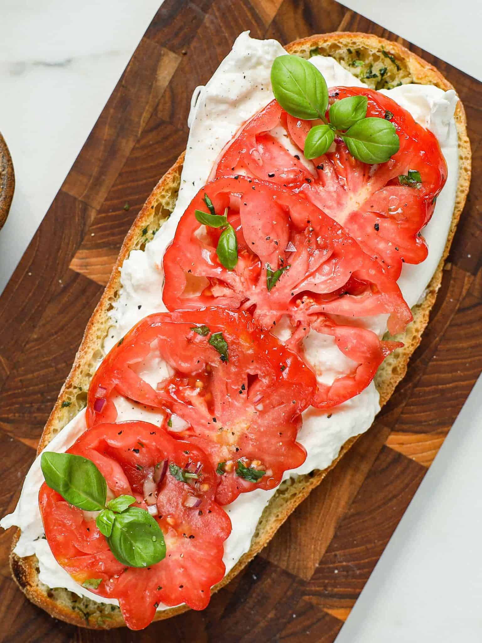 Bruschetta med burrata