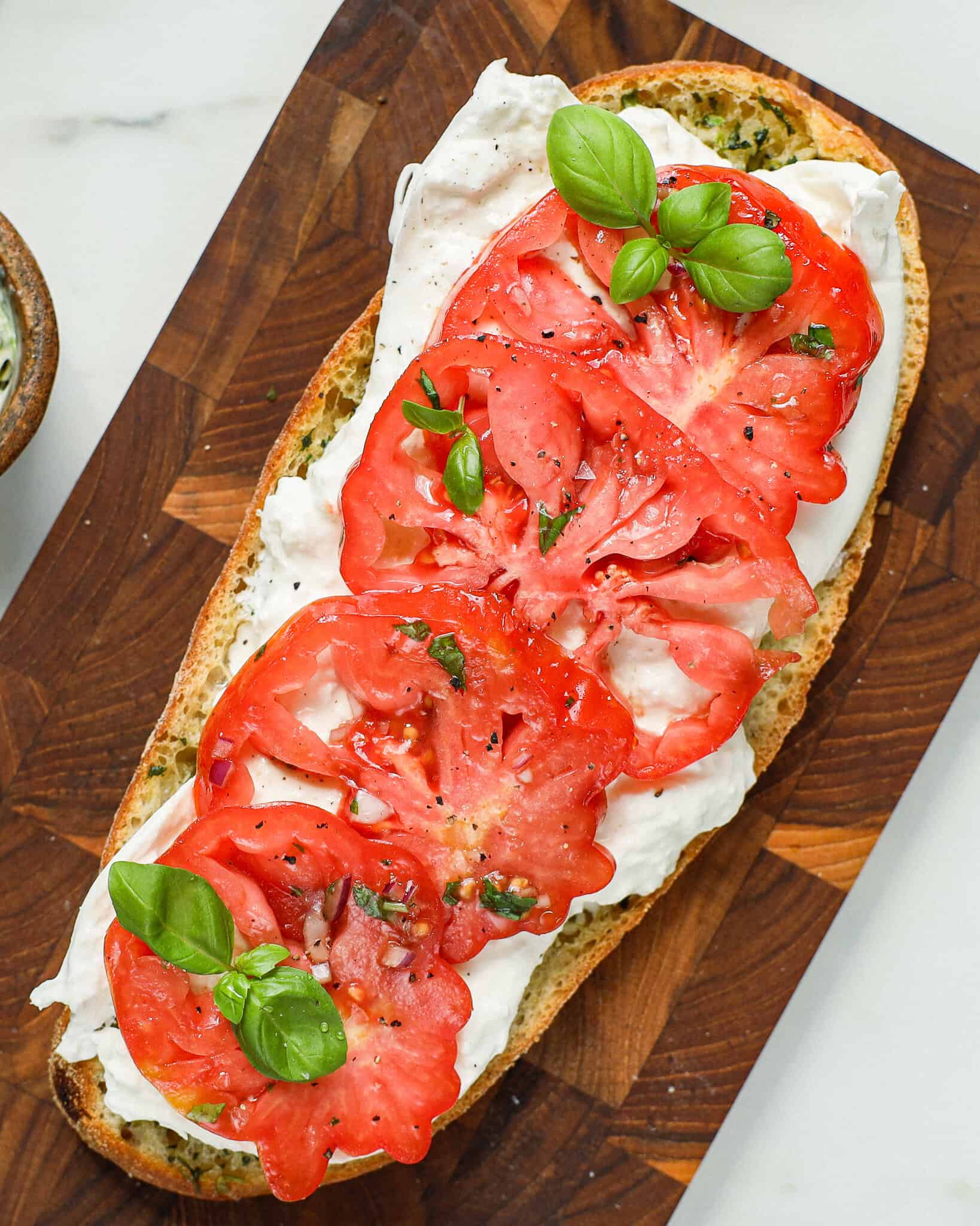Bruschetta med burrata