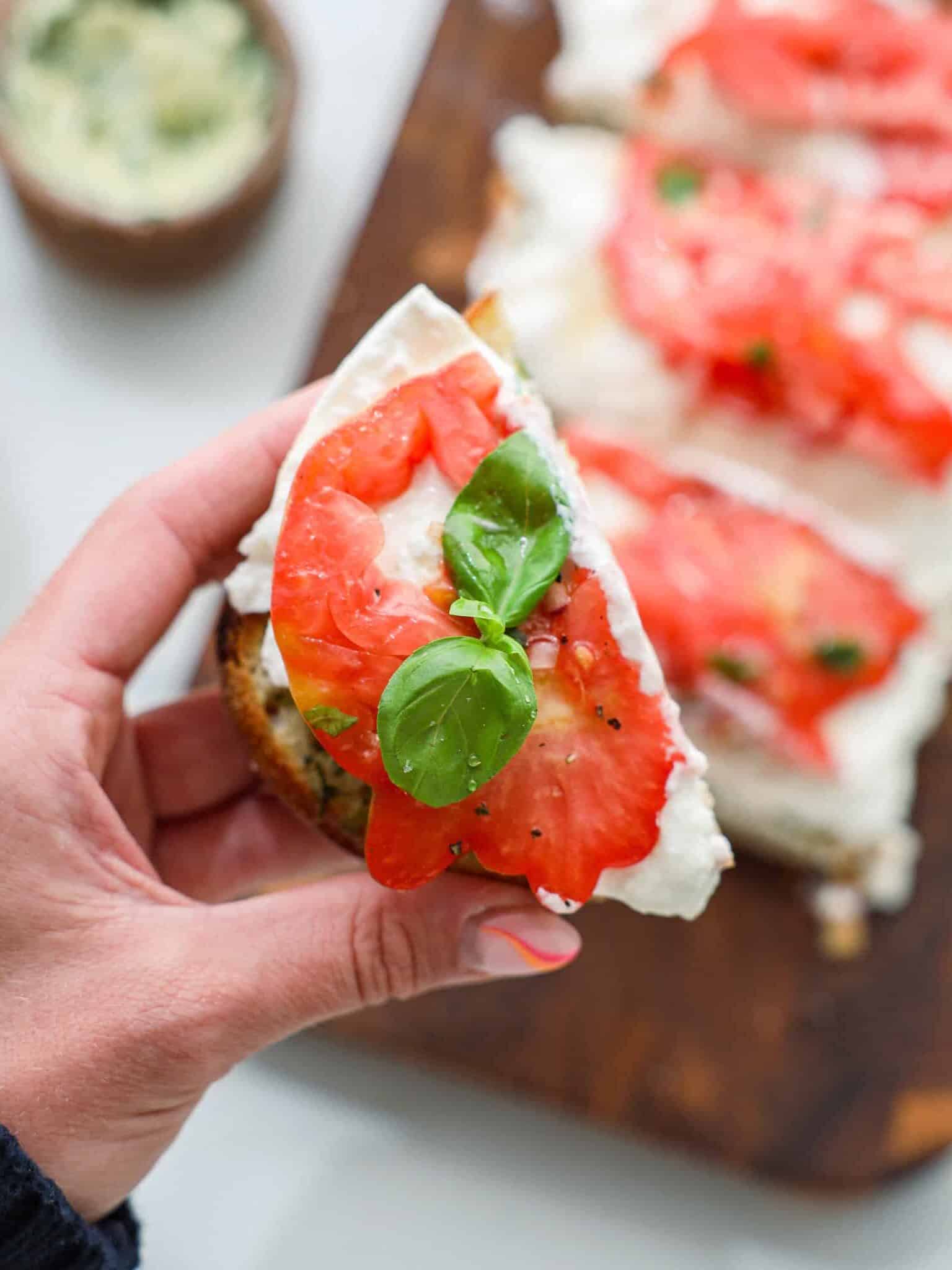 Bruschetta med burrata