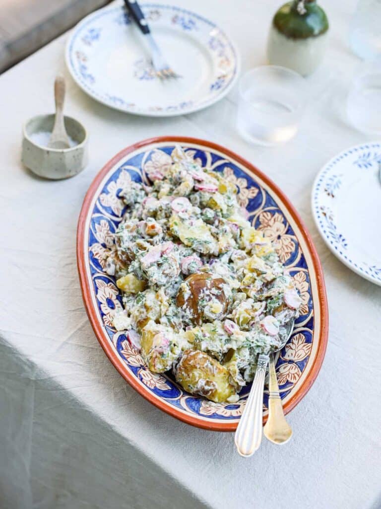 Crispy kartoffelsalat