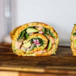 Grøntsagswrap med laks