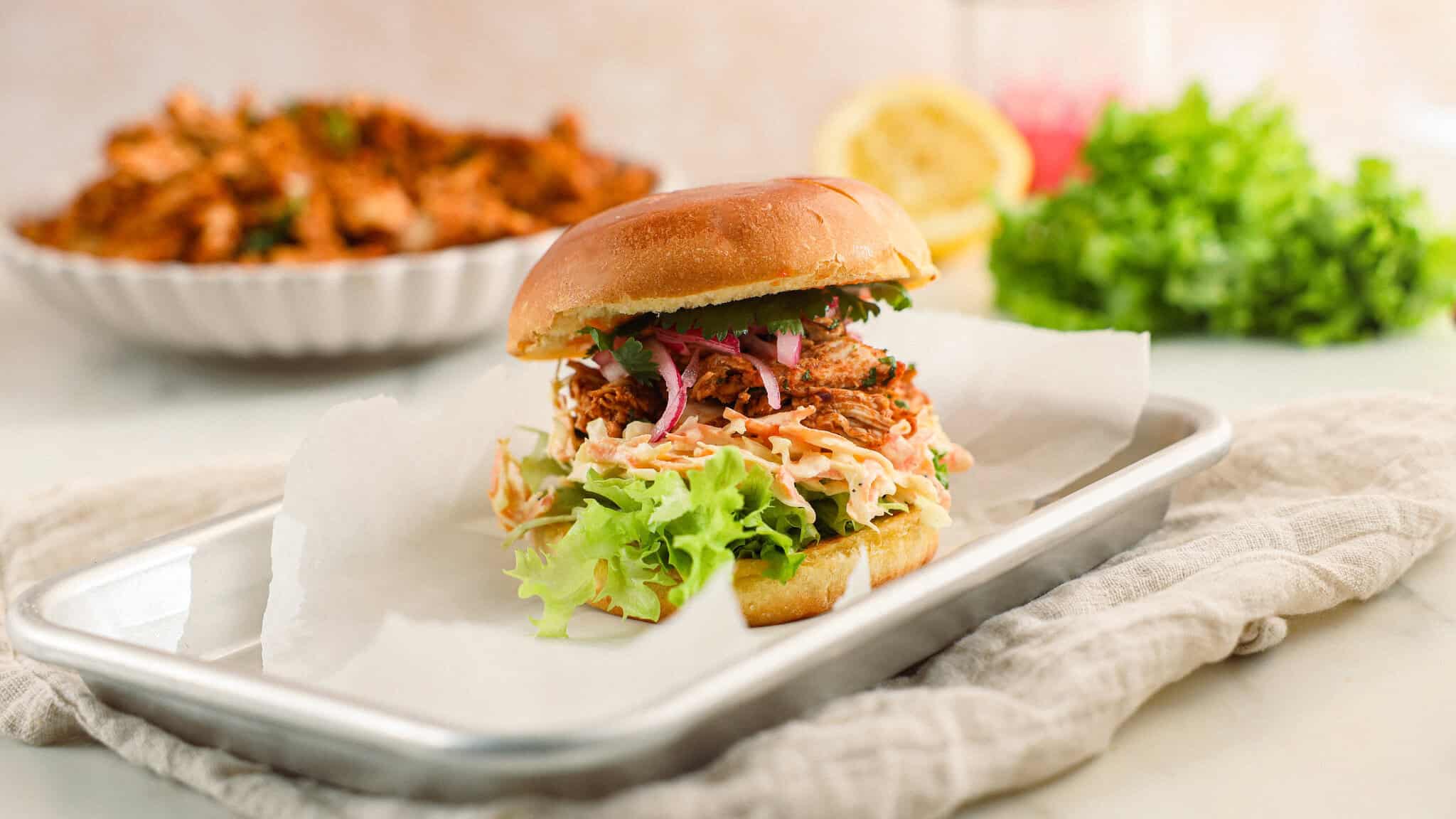 Pulled Chicken burger_04