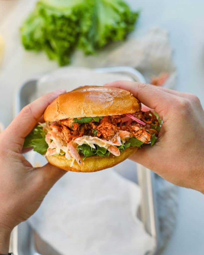 Pulled Chicken burger_01