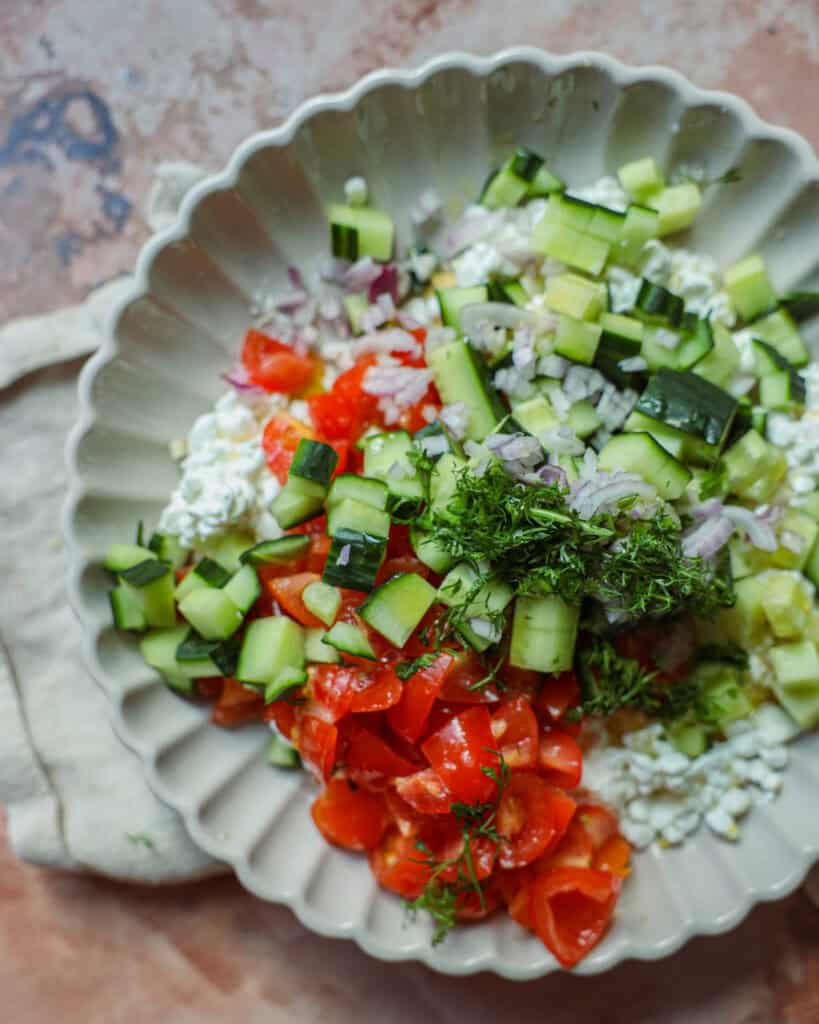 Salat med hytteost_01