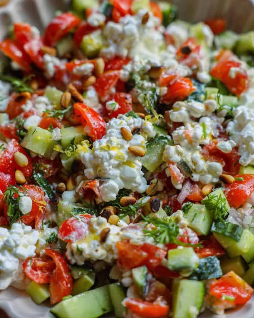 Salat med hytteost_03