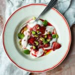 Bagte jordbær med burrata_01