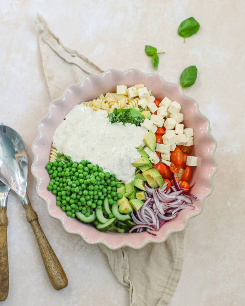 pastasalat med bacon