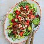 sommersalat med jordbær