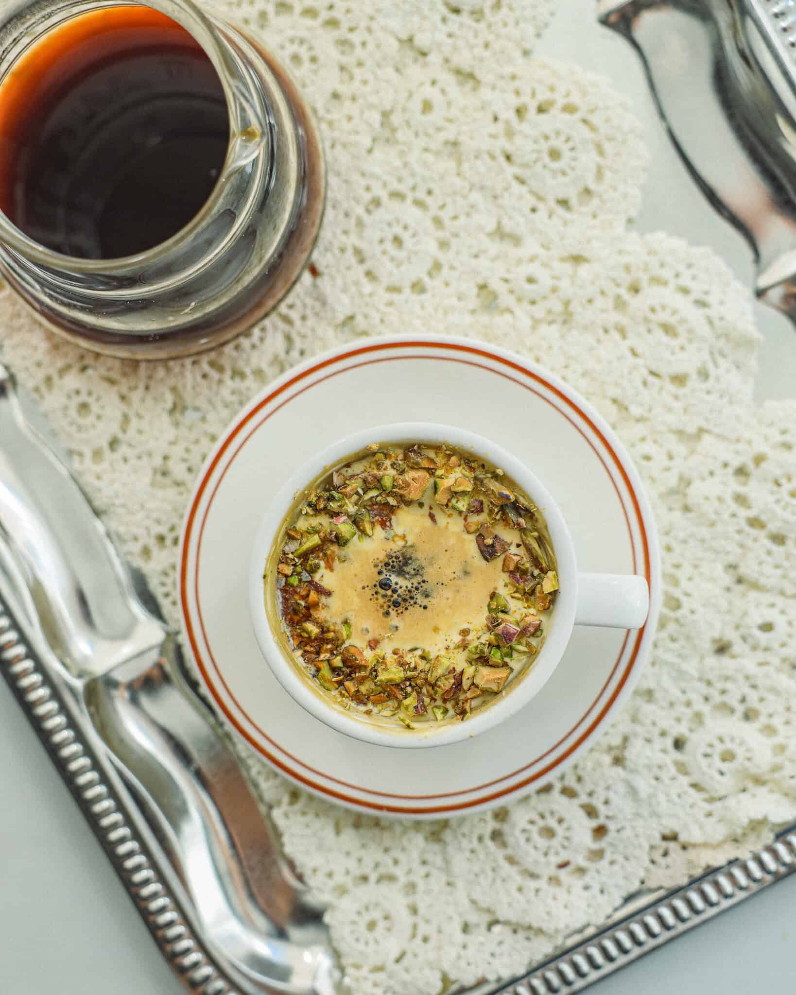 Pistachio Affogato