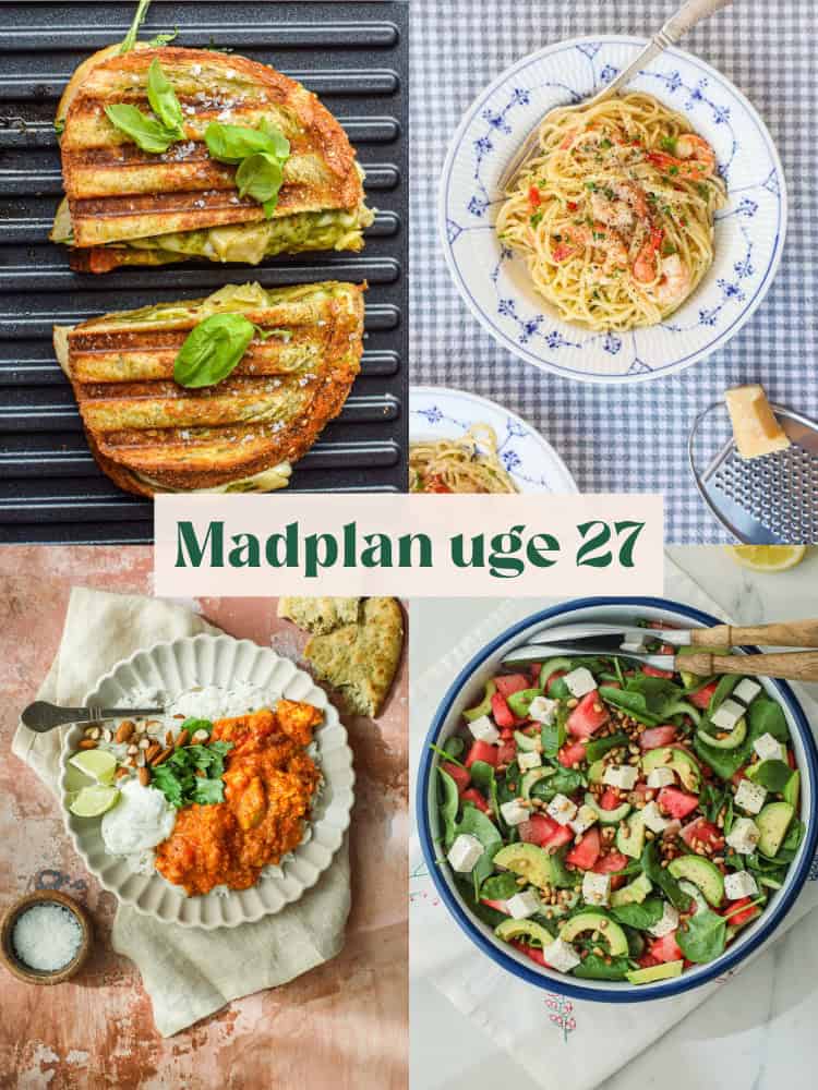 Madplan til uge 27 med nem hverdagsmad
