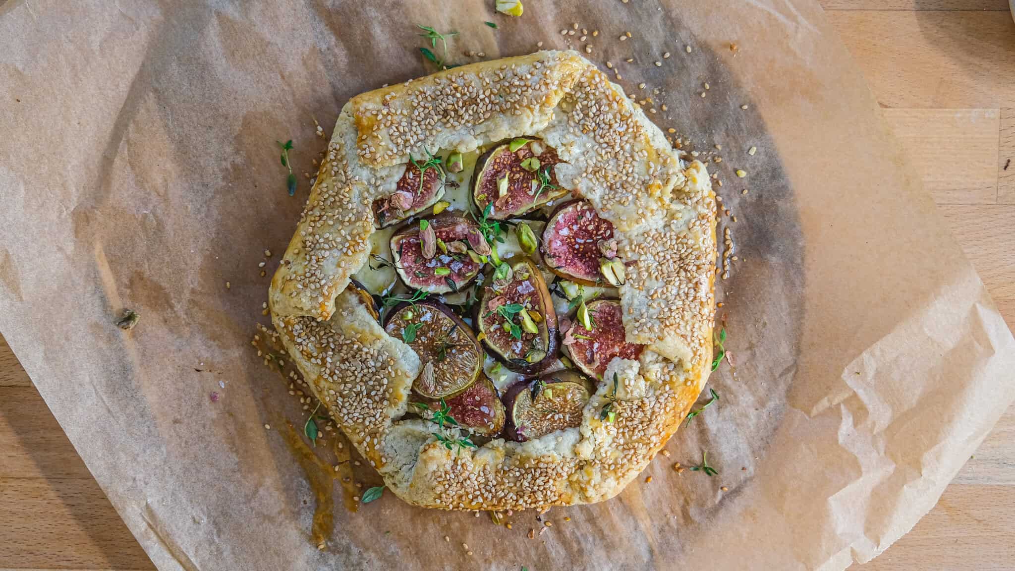 Galette med figner og brie