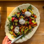Salat med nektrain, blåbær og burrata_01
