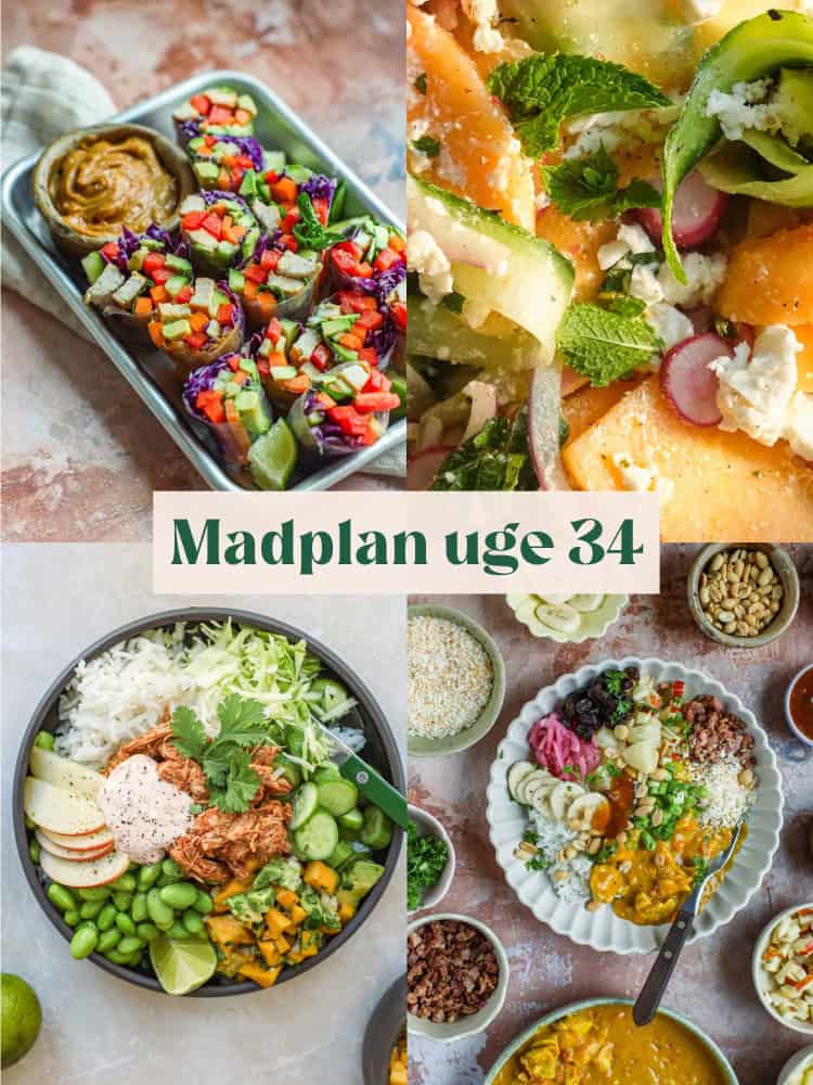 Nem madplan uge 34 - Emma Olsen