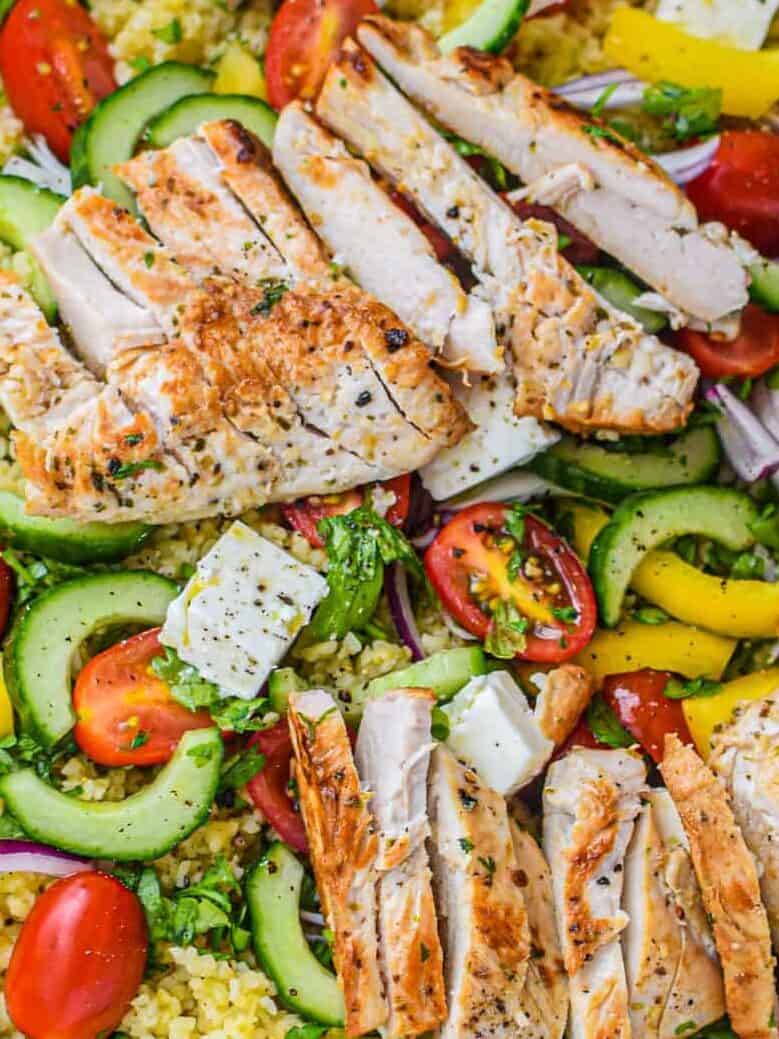 Bulgursalat med kylling