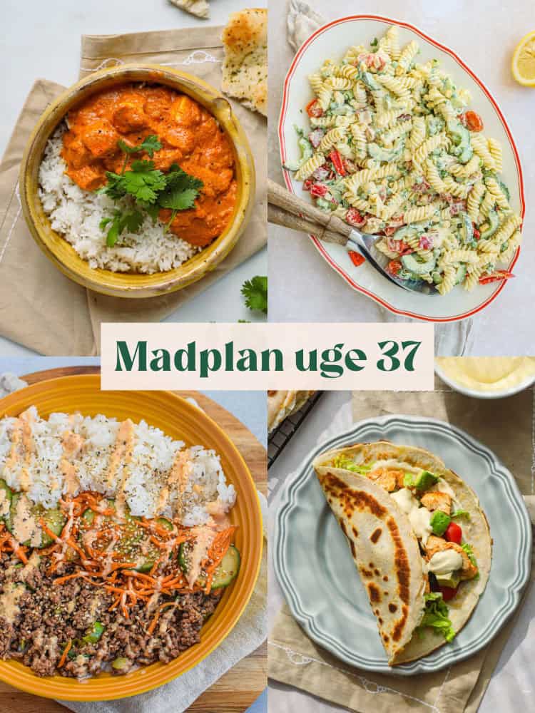 Nem madplan uge 37 - Emma Olsen