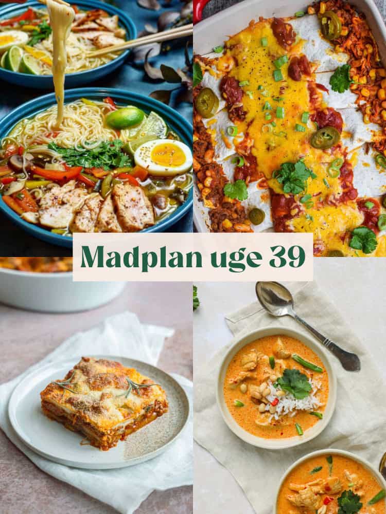 Nem madplan uge 39 - Emma Olsen