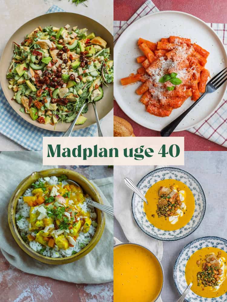 Nem madplan uge 40 - Emma Olsen