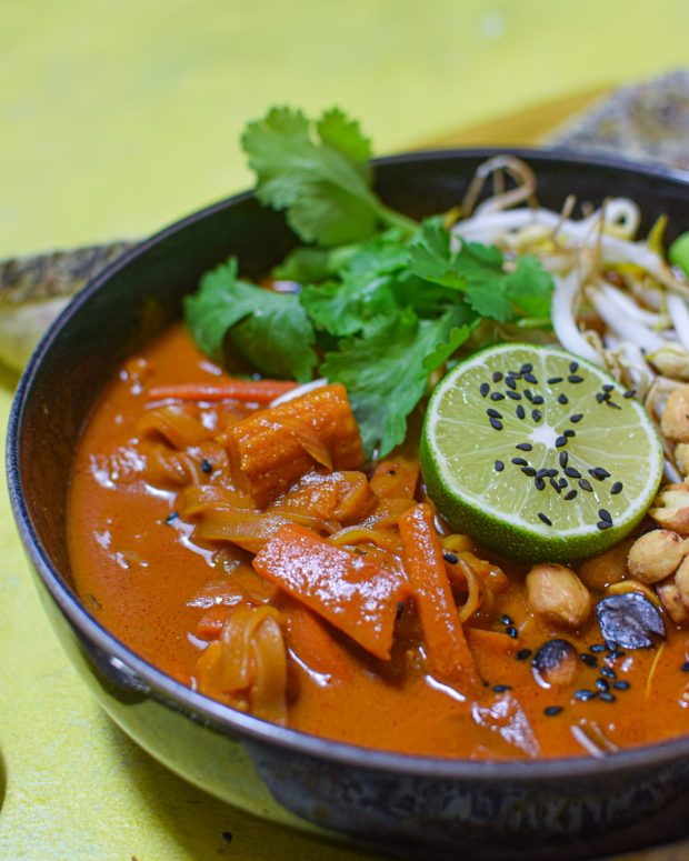 Spicy thaisuppe med peanutbutter