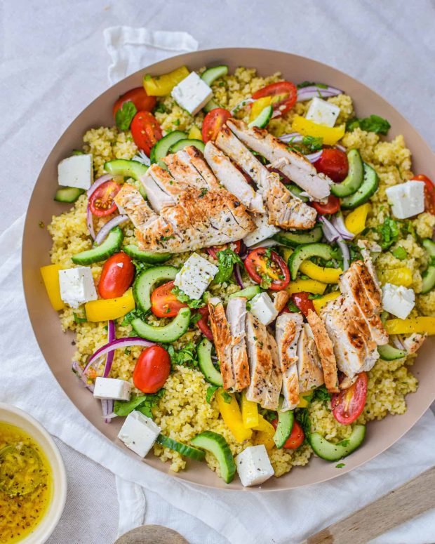 Bulgursalat med kylling