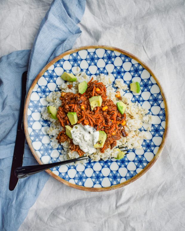 Mexicansk gryderet med oksekød