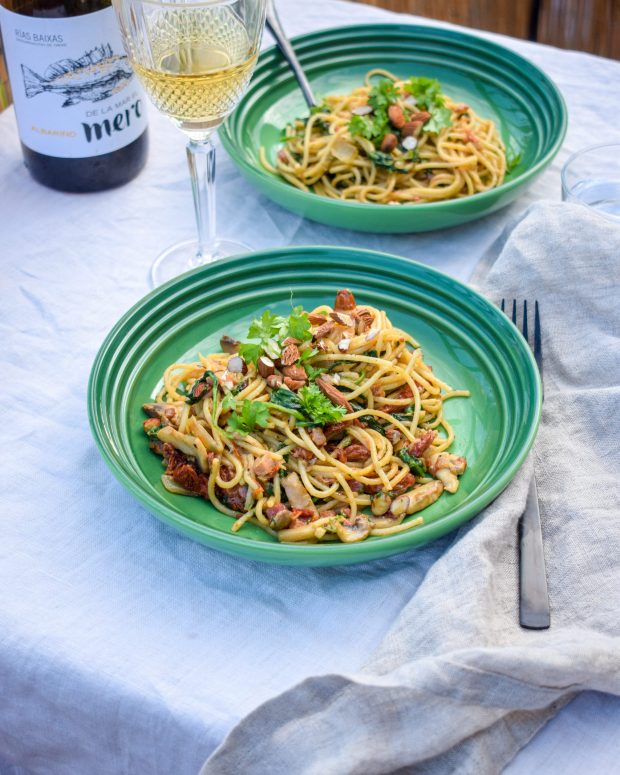 Efterårspasta med gorgonzola