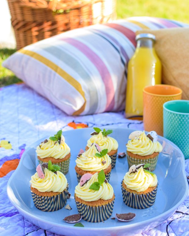 Citronmuffins med smørcreme