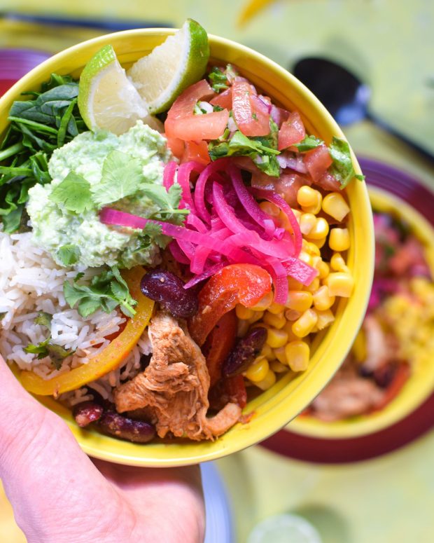 Buddha bowl med fajitakylling