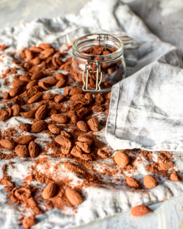 Snack mandler med tranebær, lakrids og kanel