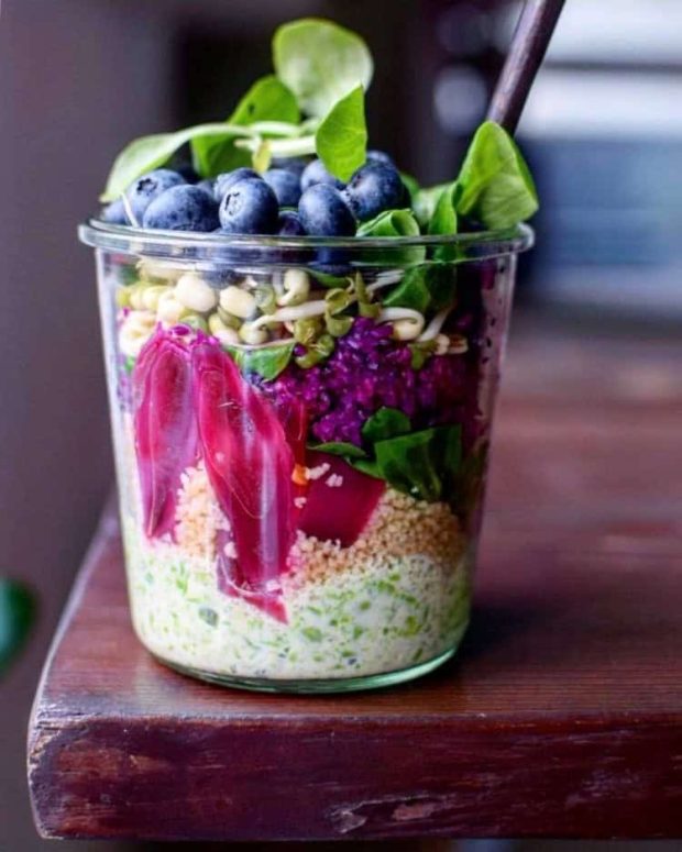 Nem salat i glas